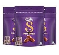 Cadbury Dairy Milk Silk Mini Treats Chocolate Bars, 135 g (15 x 9 g)